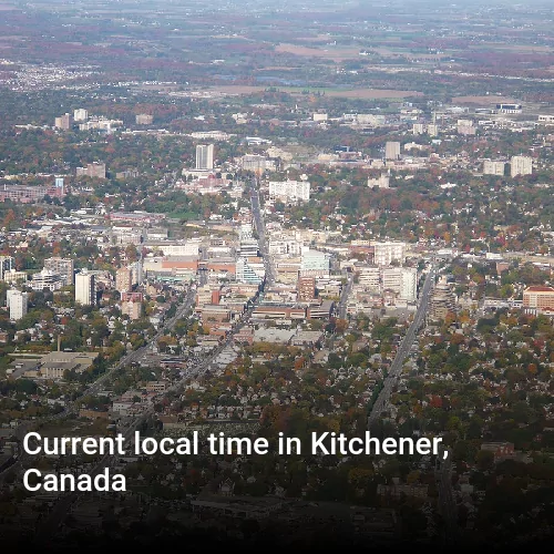 Current local time in Kitchener, Canada