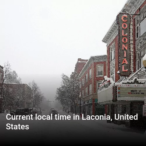 Current local time in Laconia, United States