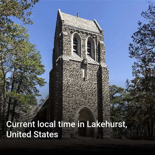 Current local time in Lakehurst, United States