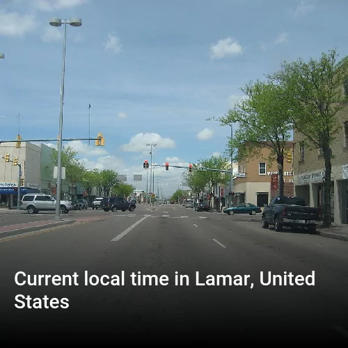 Current local time in Lamar, United States