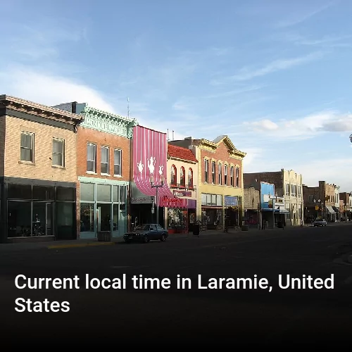Current local time in Laramie, United States
