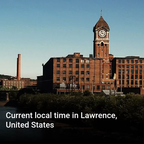 Current local time in Lawrence, United States