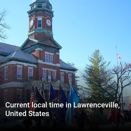 Current local time in Lawrenceville, United States