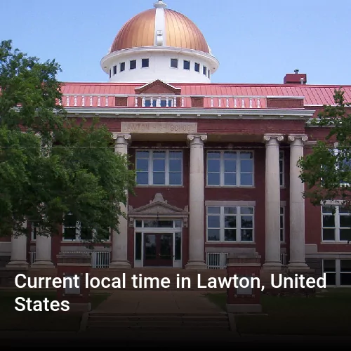 Current local time in Lawton, United States