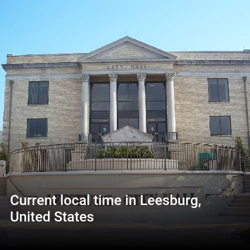 Current local time in Leesburg, United States