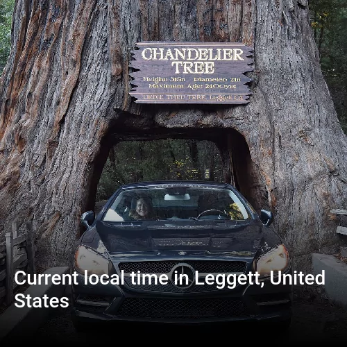 Current local time in Leggett, United States