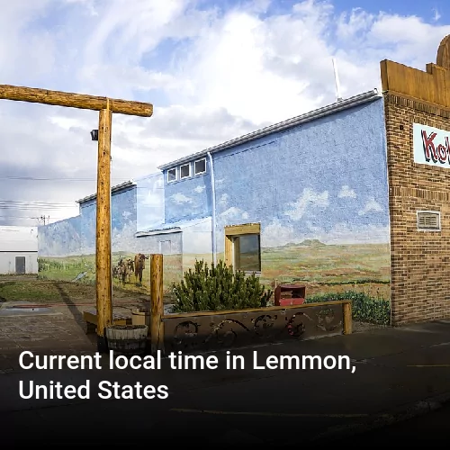 Current local time in Lemmon, United States