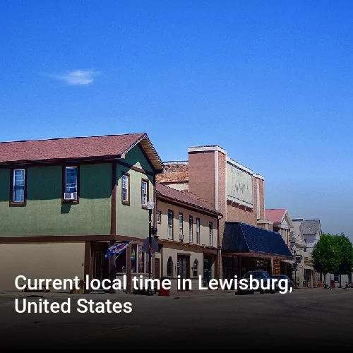 Current local time in Lewisburg, United States