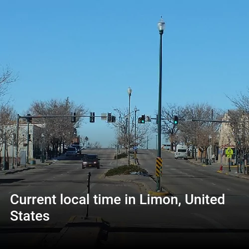 Current local time in Limon, United States