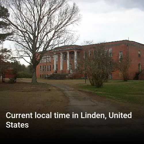 Current local time in Linden, United States