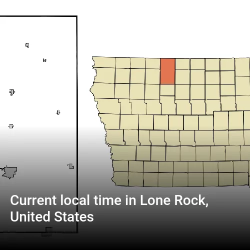 Current local time in Lone Rock, United States