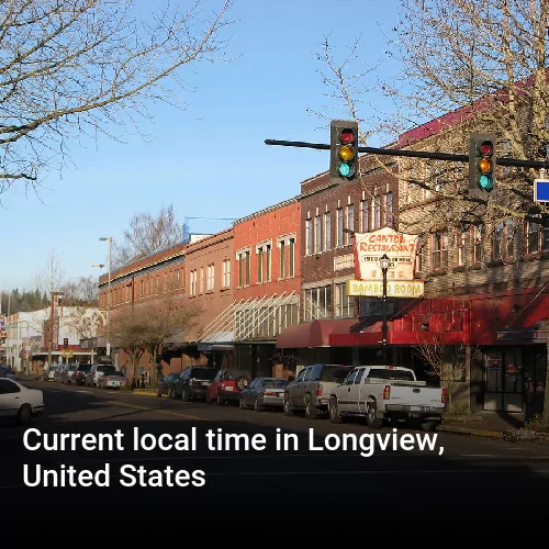 Current local time in Longview, United States