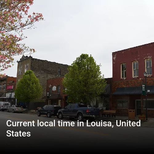 Current local time in Louisa, United States