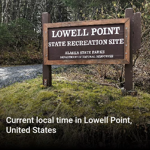 Current local time in Lowell Point, United States