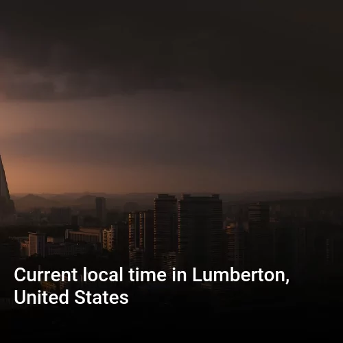 Current local time in Lumberton, United States