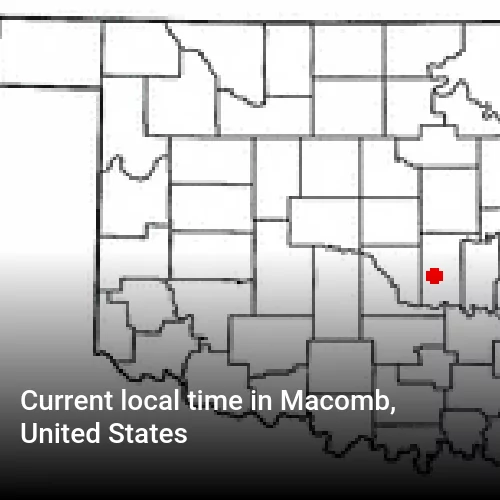 Current local time in Macomb, United States