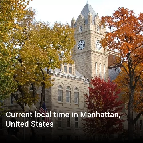 Current local time in Manhattan, United States