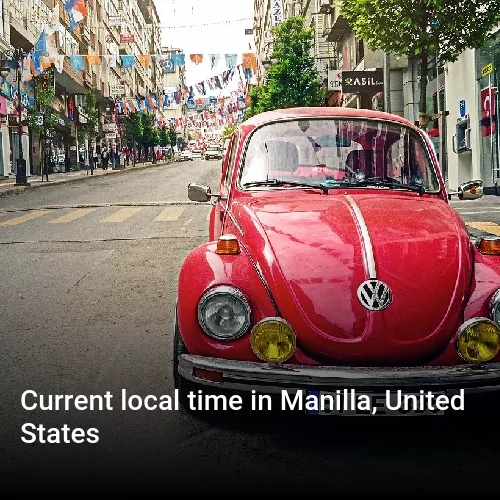 Current local time in Manilla, United States