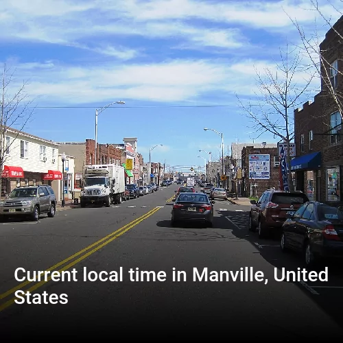 Current local time in Manville, United States