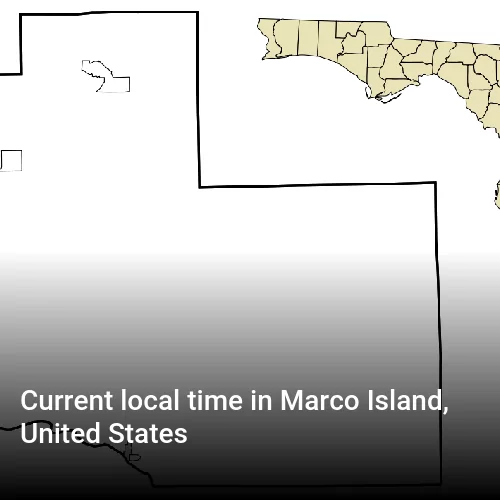Current local time in Marco Island, United States