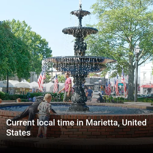 Current local time in Marietta, United States