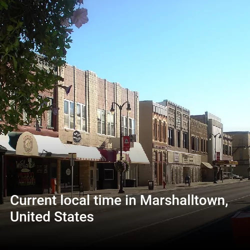 Current local time in Marshalltown, United States