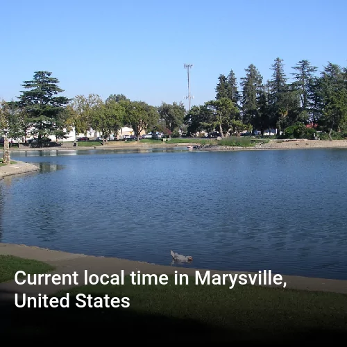 Current local time in Marysville, United States