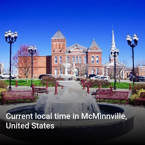 Current local time in McMinnville, United States