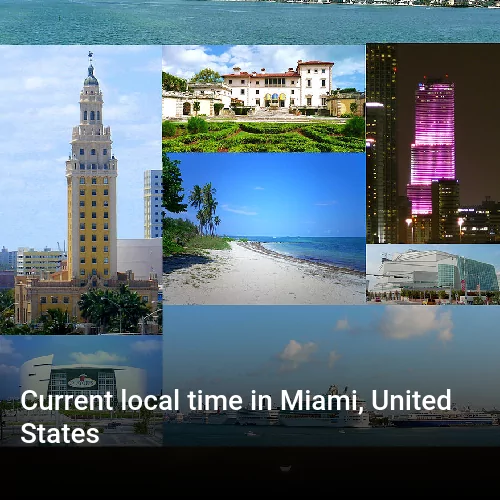 Current local time in Miami, United States