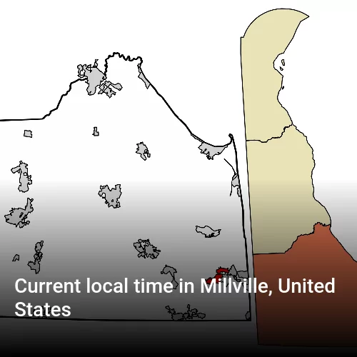 Current local time in Millville, United States