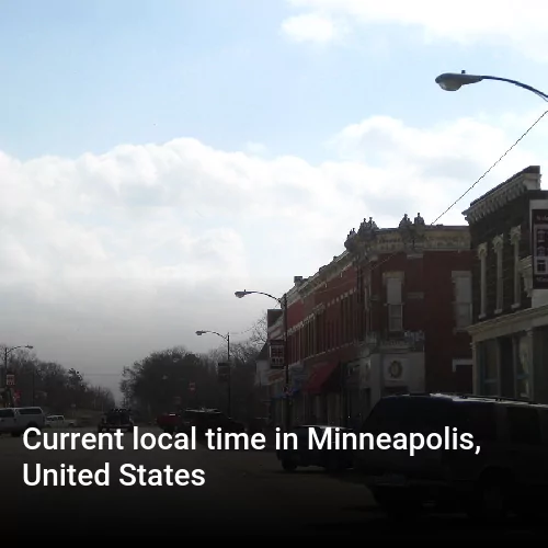 Current local time in Minneapolis, United States