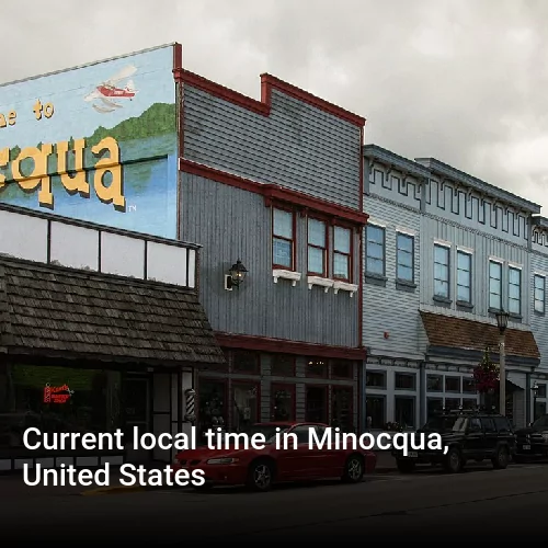 Current local time in Minocqua, United States