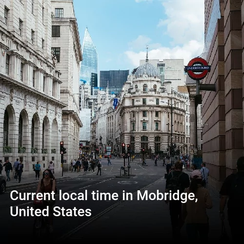 Current local time in Mobridge, United States