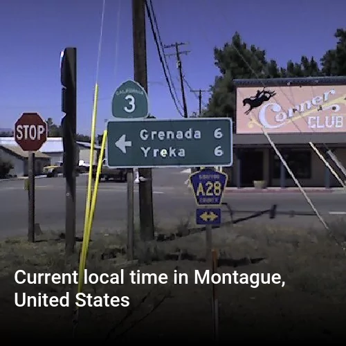 Current local time in Montague, United States