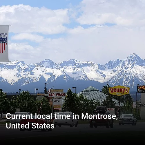 Current local time in Montrose, United States