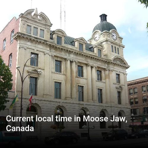 Current local time in Moose Jaw, Canada