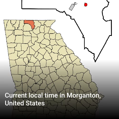 Current local time in Morganton, United States