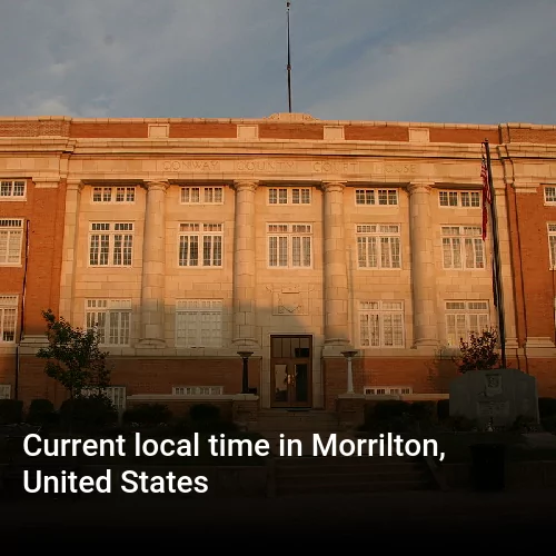 Current local time in Morrilton, United States