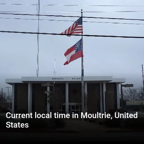 Current local time in Moultrie, United States