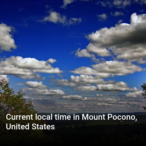Current local time in Mount Pocono, United States