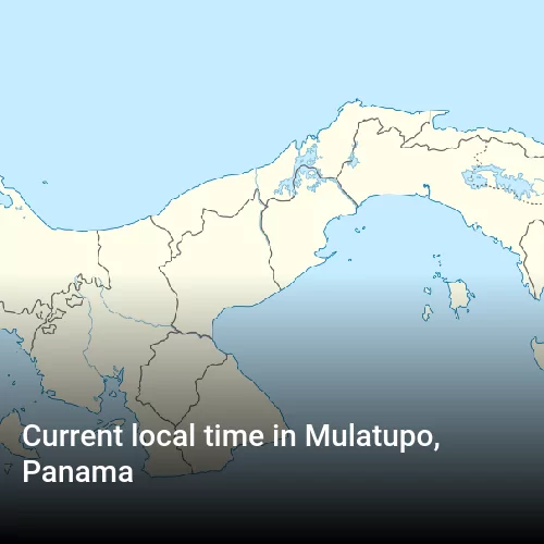 Current local time in Mulatupo, Panama