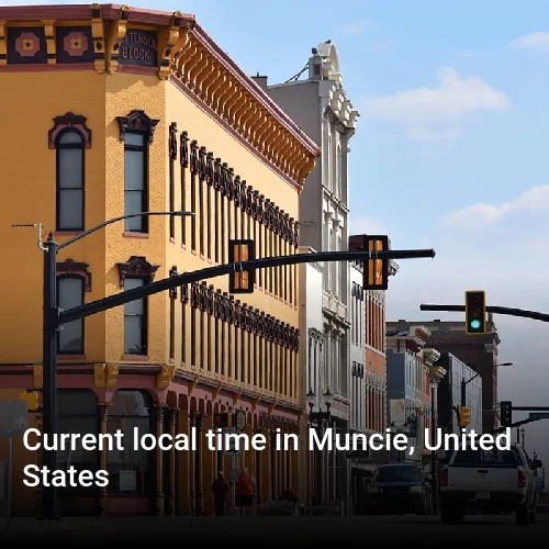 Current local time in Muncie, United States