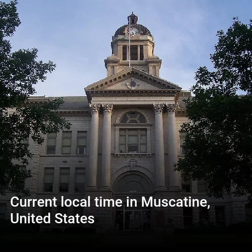 Current local time in Muscatine, United States
