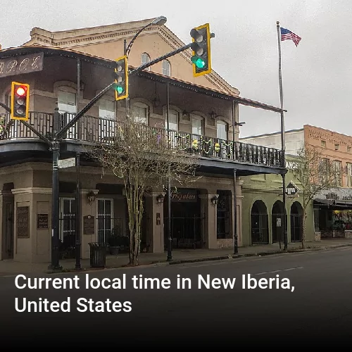 Current local time in New Iberia, United States