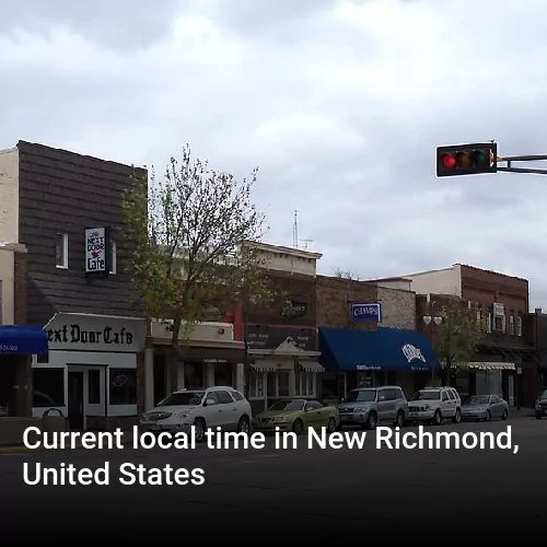 Current local time in New Richmond, United States