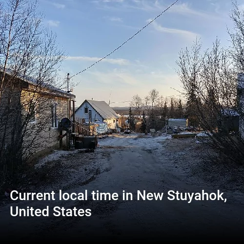 Current local time in New Stuyahok, United States