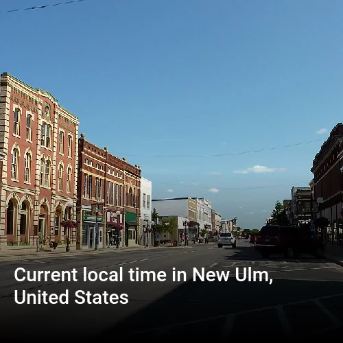 Current local time in New Ulm, United States