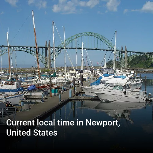 Current local time in Newport, United States