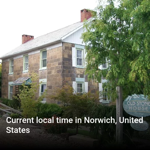Current local time in Norwich, United States