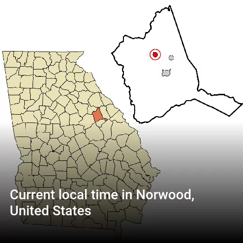 Current local time in Norwood, United States